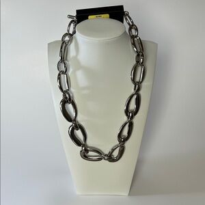 INC Elegant Silver Link Necklace